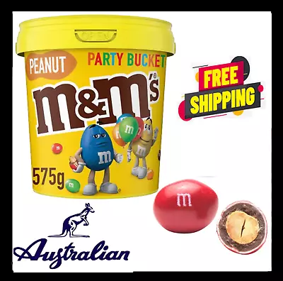 M&M's Peanut Chocolate Snack And Share Party Bucket 575g • $14.12