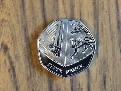 £1.20 • Buy 2015 BU 50p Fifty Pence Coin - Shield