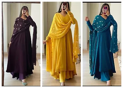 £26.39 • Buy Indian Kurti Anarkali Wedding Gown Party Wear Dress Pakistani Suit Salwar Kameez