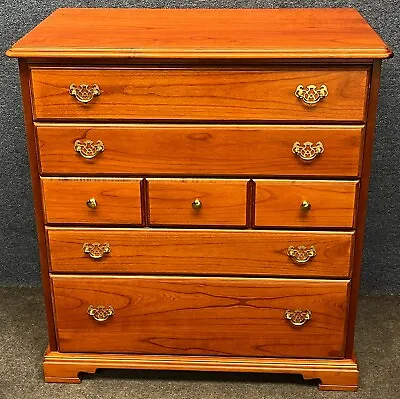 £295 • Buy Younger Cherry Wood Chest Of 5 Drawers Georgian Style