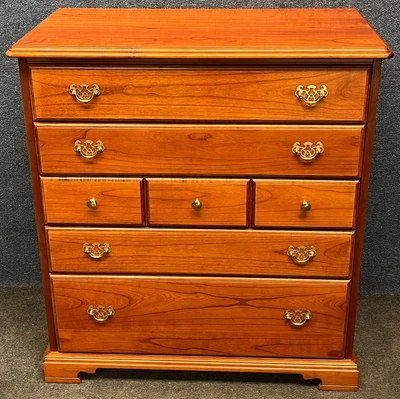 £295 • Buy Younger Cherry Wood Chest Of 5 Drawers Georgian Style