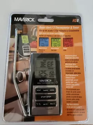 NEW Maverick BBQ Grill Roast Oven Digital Roasting 3 Thermometer & Timer HD8 • $18