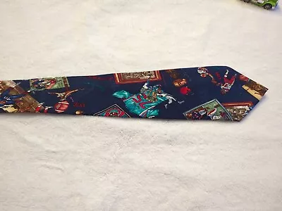 NFL 75th ANNIVERSARY 1994 Football Nicole Miller Silk Novelty Tie • $25