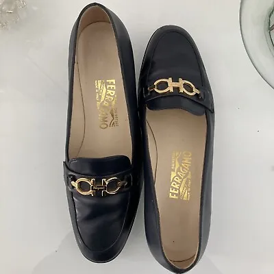 Salvatore Ferragamo Ladies Shoes Heeled Loafers 4 • £65