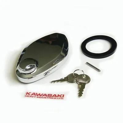 $44.95 • Buy Kawasaki Fuel Petrol Tank Locking Gas Cap & Gasket Kit Seal Kz1000 Kz750 Kz650 Z