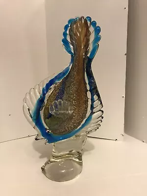 Unusual Large Murano Art Glass Multicolor Tropical FISH Sculpture • $85