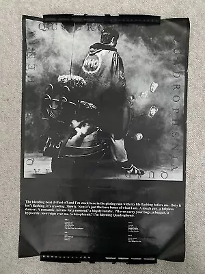 The Who Original Quadrophenia Album Record Polydor Promo Poster 23.5 X34  • $100