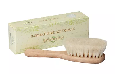 Baby Bathtime Beechwood And Soft Goat's Bristle Baby Brush  • £6.99