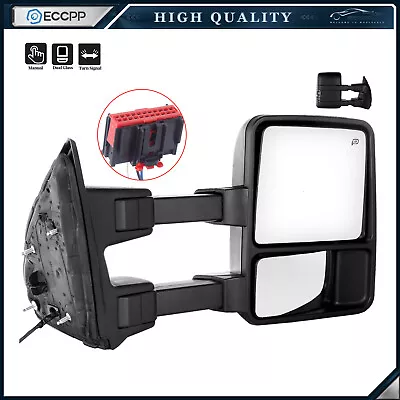 Passenger Side For 08-16 Ford F250-F550 Super Duty Towing Manual Signal Mirror • $65.09