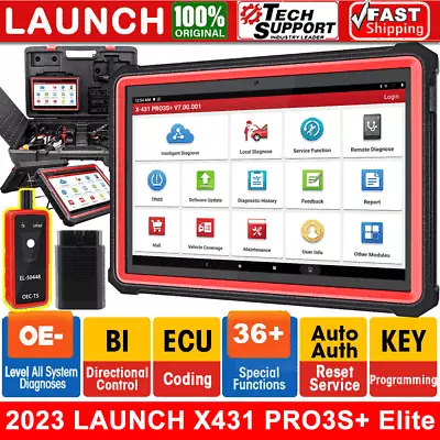 $991 • Buy 2023 LAUNCH X431 PRO3S+ Elite Car OBD2 Scanner Diagnostic Tool Key Coding TPMS