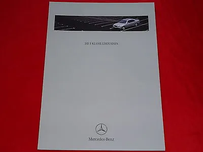 Mercedes W210 E-Class Limousines Brochure Brochure Brochure Brochure Folleto From 7/1999 • $8.51