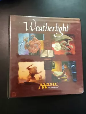 Magic The Gathering (MTG) Weatherlight 3-ring Binder (1997) • $70