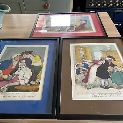 £250 • Buy Three  Thomas Rowlandson Prints