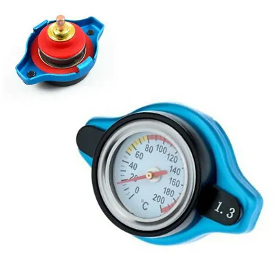 $14.30 • Buy Small Head Car Thermo Thermostatic Radiator Cap Cover Water Temperature Gauge