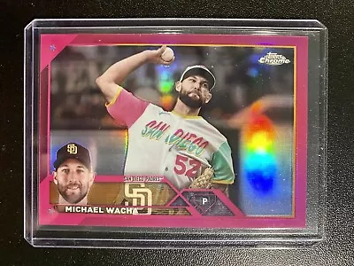 2023 Topps Chrome Update Michael Wacha Pink Refractor /399 San Diego Padres  • $1.19