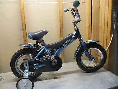 Trek Jet Series 12 BMX Bike Blue/Black With Training Wheels • $50