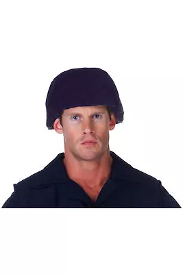 SWAT Officer Helmet Fabric Cover Halloween Costume Hat Accessory Adult Men • $6.79