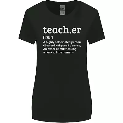 Teacher Maths English Science Sport Funny Womens Wider Cut T-Shirt • £8.99