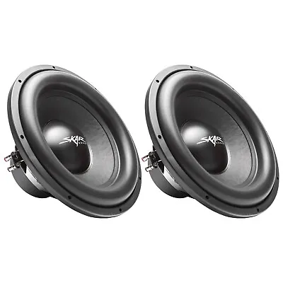 (2) New Skar Audio Sdr-15 D2 15  1200w Max Power Dual 2 Ohm Subwoofers - Pair • $259.99