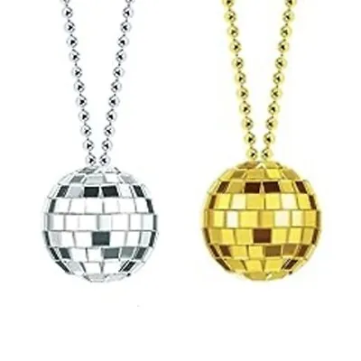 Pendant Necklace 70s Disco Party Prom Neck Chain Costume Decorations Accessories • £3.14