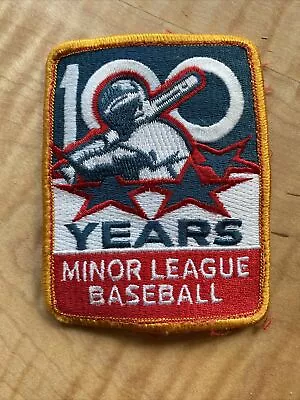 Game Used Minor League Baseball MiLB Throwback 100 Year Jersey  3  Patch • $9.99