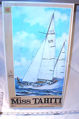 OTAKI MISS TAHITI YACHT SAILING SHIP MODEL KIT BOXED 1970s BOXED • $99.99