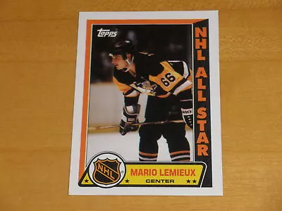 1989-90 Topps Hockey Stickers #3 Mario Lemieux A • $0.99