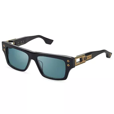 Dita GRANDMASTER-SEVEN DT DTS407 A-01 Black/Yellow Gold Plastic Sunglasses Blue • $424.96