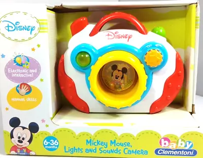 DISNEY - BABY CAMERA TOY Mickey Mouse & Donald Duck Sound Effects Lights • £6.99