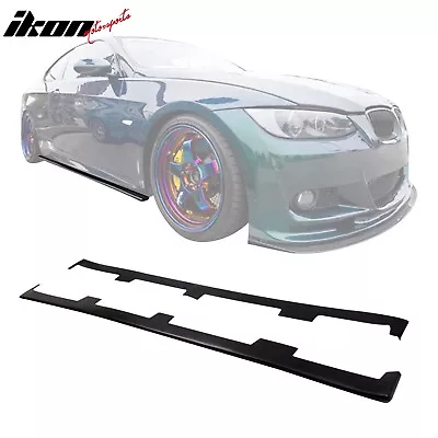 For 07-13 BMW 3-Series E90 E92 E93 M3 UL Side Skirts Bottom Line Panel Lip - PU • $129.98