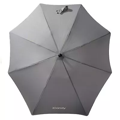 ICandy Universal Parasol - SPF 50+ Protection - Flexible Arm - Grey • £19.50