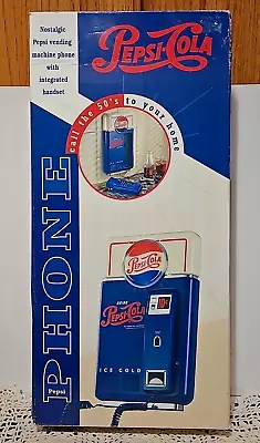 VTG PEPSI-COLA Drink Vending Machine Replica Wall Display Phone In Box • $24.50