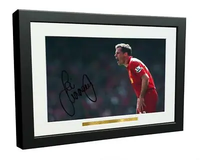 Signed Jamie Carragher Liverpool Photo Photograph Autographed Picture Frame Gift • £25