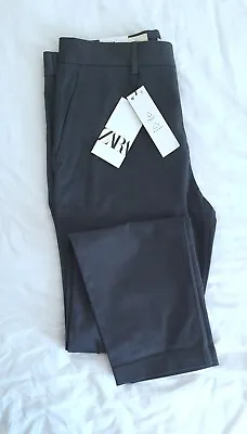 Zara Comfort Slim Fit Chinos - Mens Dark Grey UK Size 31W X 32L New With Tags  • £22.50
