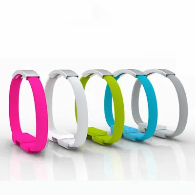 Fashion Bracelet USB Charging Cable Data Cord Sync For IPhone Android Type C Ⓗ • $1.80