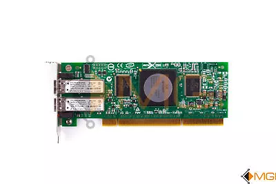 QLOGIC 4Gb/s DUAL LC PORTS PCI-X LOW PROFILE // FC2410401-20 // FREE SHIPPING • $24.95
