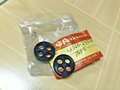 Suzuki A100 GT185 TC100 TS75 TS100 TS125 TS185 TS250 TS400 Fuel Cock Gasket NOS • $9.99