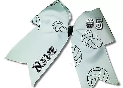 Volleyball Team  Hair Bow Free Personalization! • $12