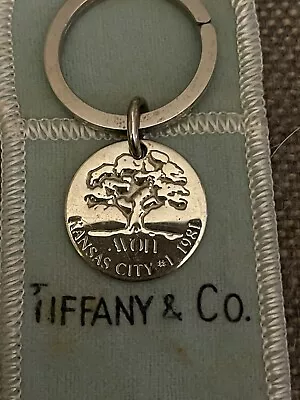 Vintage Authentic Tiffany & Co. Avon Key Chain Key Ring #1 Kansas City 1981 • $50