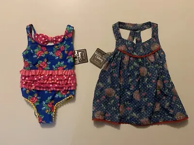 Matilda Jane Girls Toddler Dress + Swimsuit Lot- New W/ Tags - Size 2T • $25