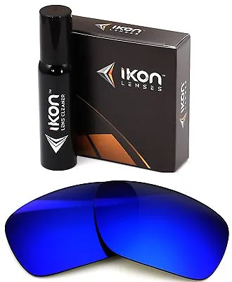 Polarized IKON Iridium Replacement Lenses For Oakley Dispatch 1 Deep Blue Mirror • $35.90