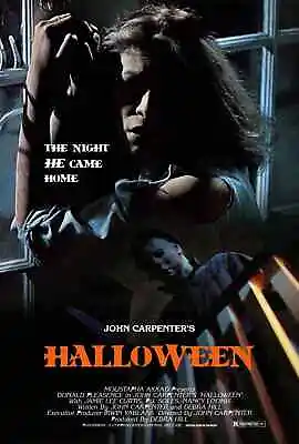 Halloween Movie Poster Luster Finish Michael Myers Jamie Lee Curtis #22 • $10.99