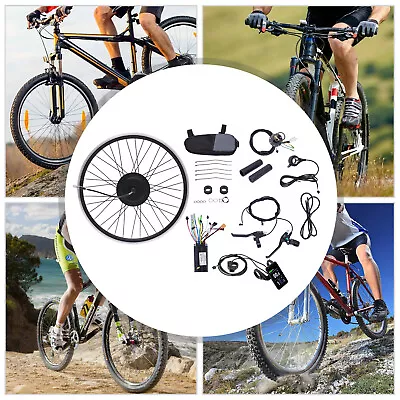 24in Electric Bicycle Front/Rear Wheel Kit 36V 500W Conversion E Bike Motor Hub • $204.25