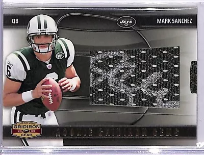 Mark Sanchez 2009 Donruss Gridiron Gear Gems Auto Rookie Patch RC #201 /100 Jets • $13.99