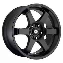 17x7.5 Focal 421B X Satin Black W/Satin Clear Coat Wheels 4x100 (42mm) Set Of 4 • $911.64