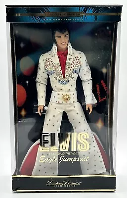 Mattel Elvis White Eagle Jumpsuit Timeless Treasures Doll #28570 • $44.99