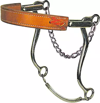 951 Mechanical Hackamore With Flat Leather Nose; Stage C • $193.66