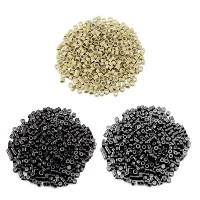 Silicone Micro Rings Crimp Beads For Feather Hair I Tip Extension 5.0X3.0X3.0mm • $7.72