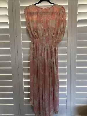 Witchery Pink And White Dress Size 10 • $5