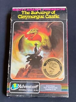 The Sorcerer Of Claymorgue Castle - Acorn Electron Cassette - Untested • £899